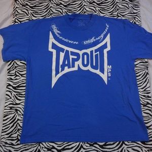 TapOut MMA Blue Tee XL